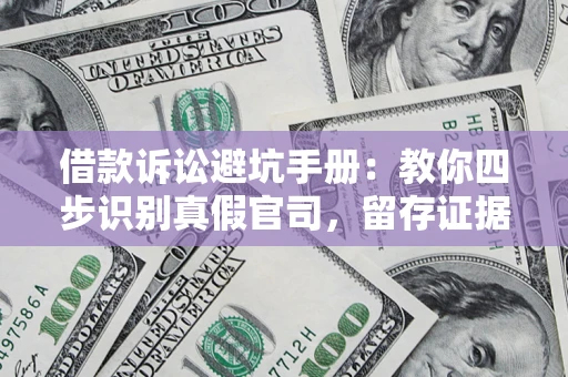 武汉借款诉讼避坑手册：教你四步识别真假官司，留存证据不踩雷