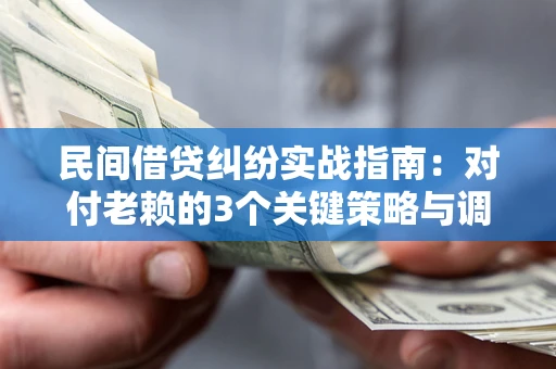 武汉民间借贷纠纷实战指南：对付老赖的3个关键策略与调解盲区解析