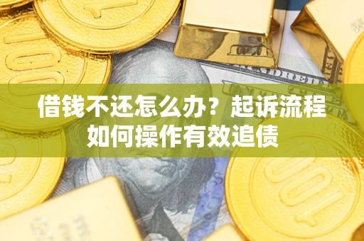 武汉借钱不还怎么办？起诉流程如何操作有效追债