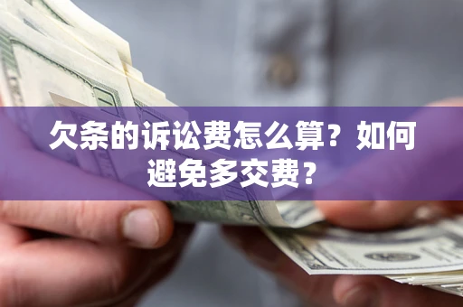 武汉欠条的诉讼费怎么算？如何避免多交费？